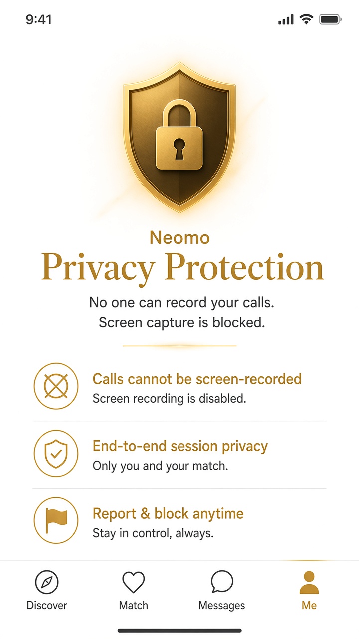 Neomo privacy protection